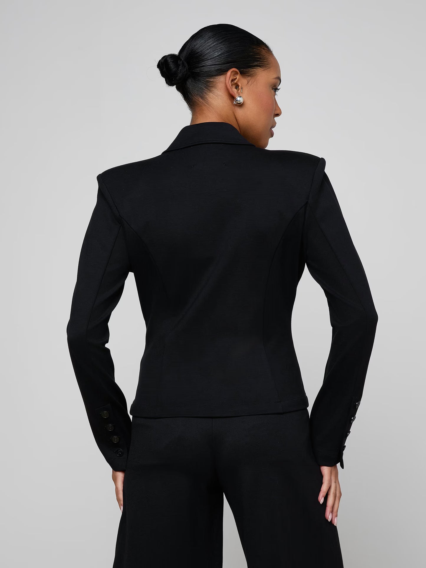 Emerson Ponte Blazer Black - L'AGENCE