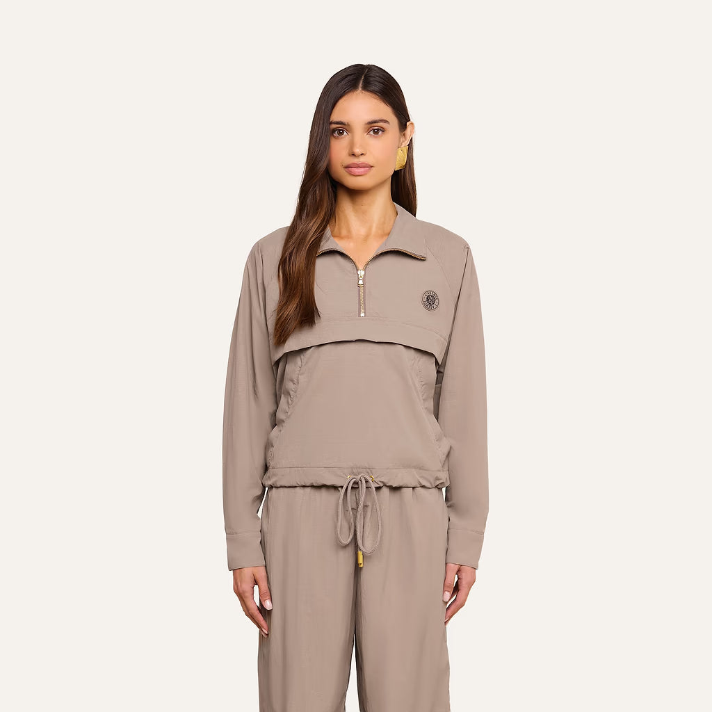 Vex Cropped Windbreaker Light Cardamom - L'AGENCE