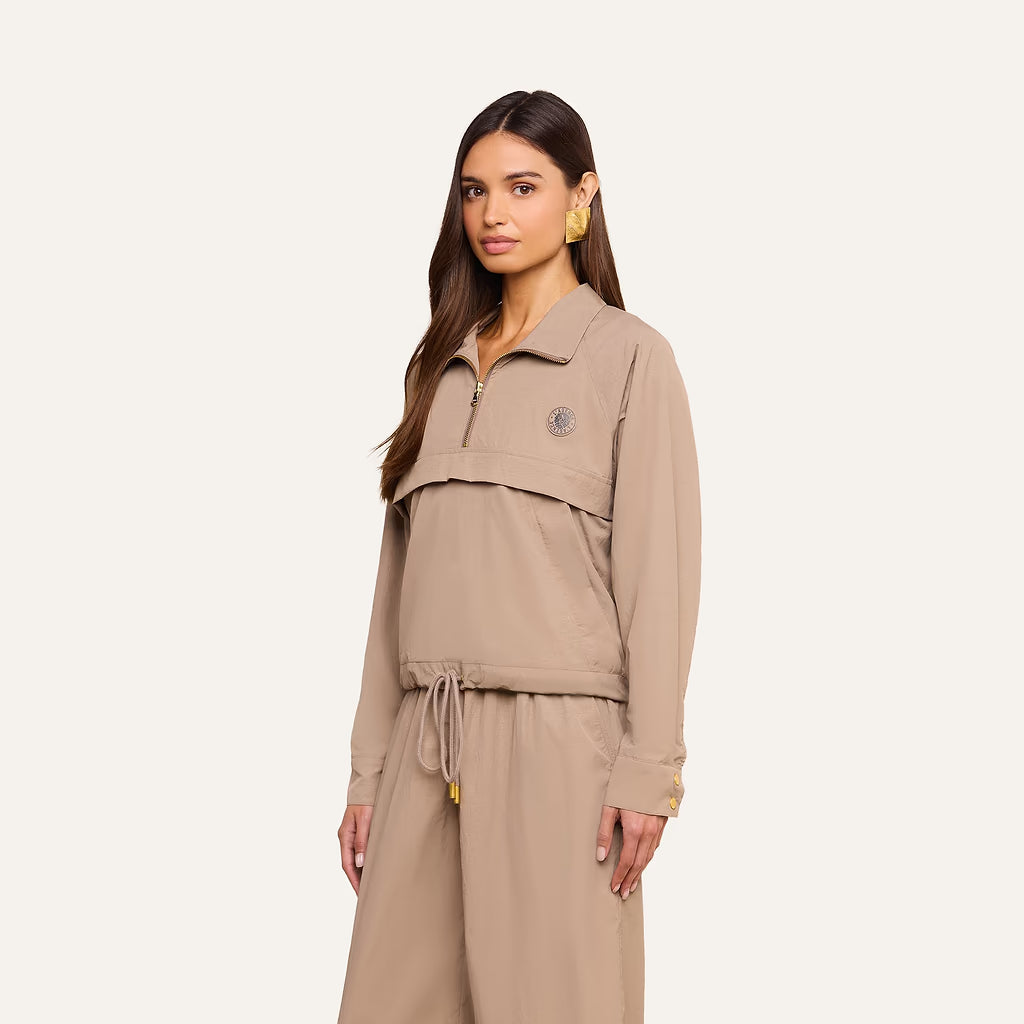 Vex Cropped Windbreaker Light Cardamom - L'AGENCE