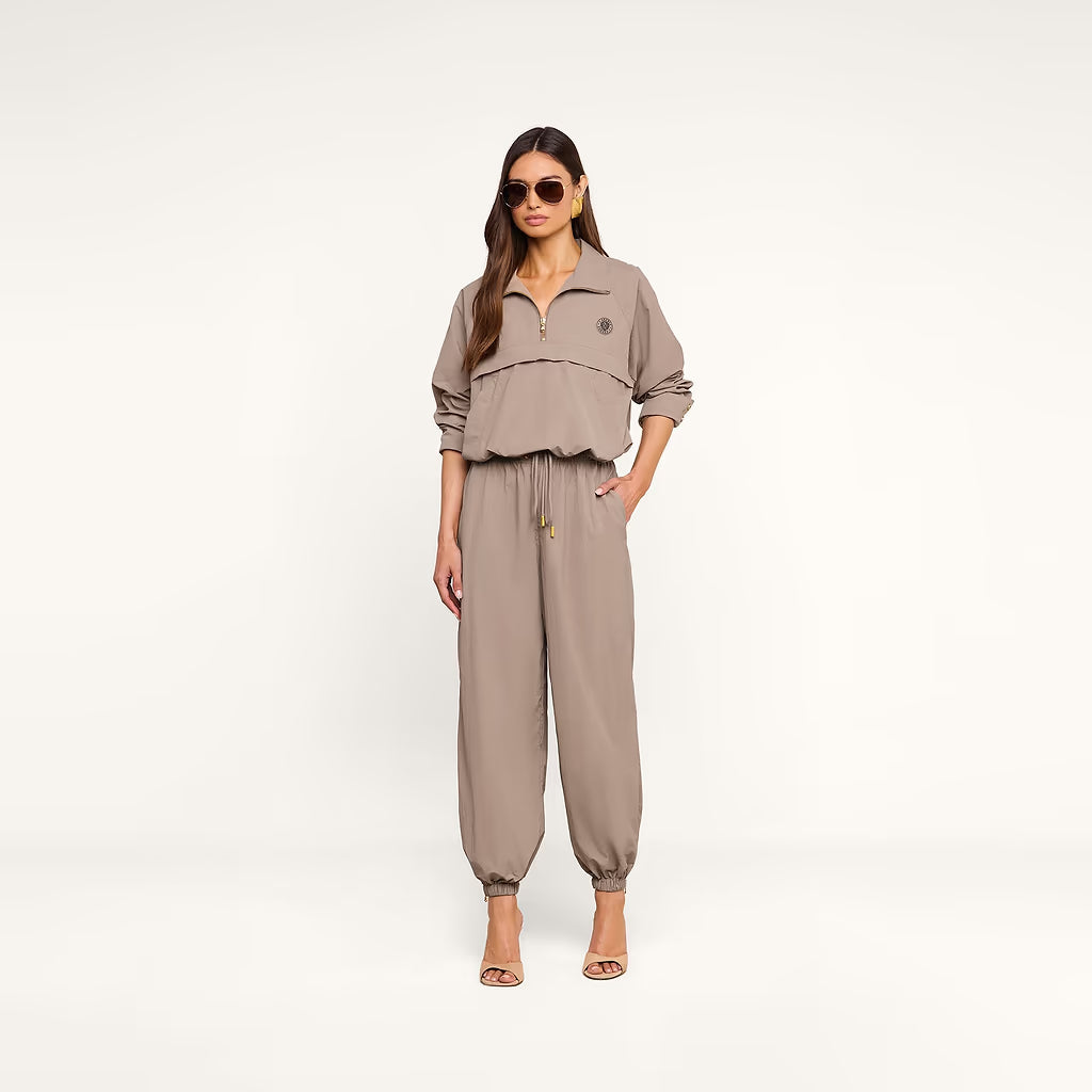Vex Cropped Windbreaker Light Cardamom - L'AGENCE