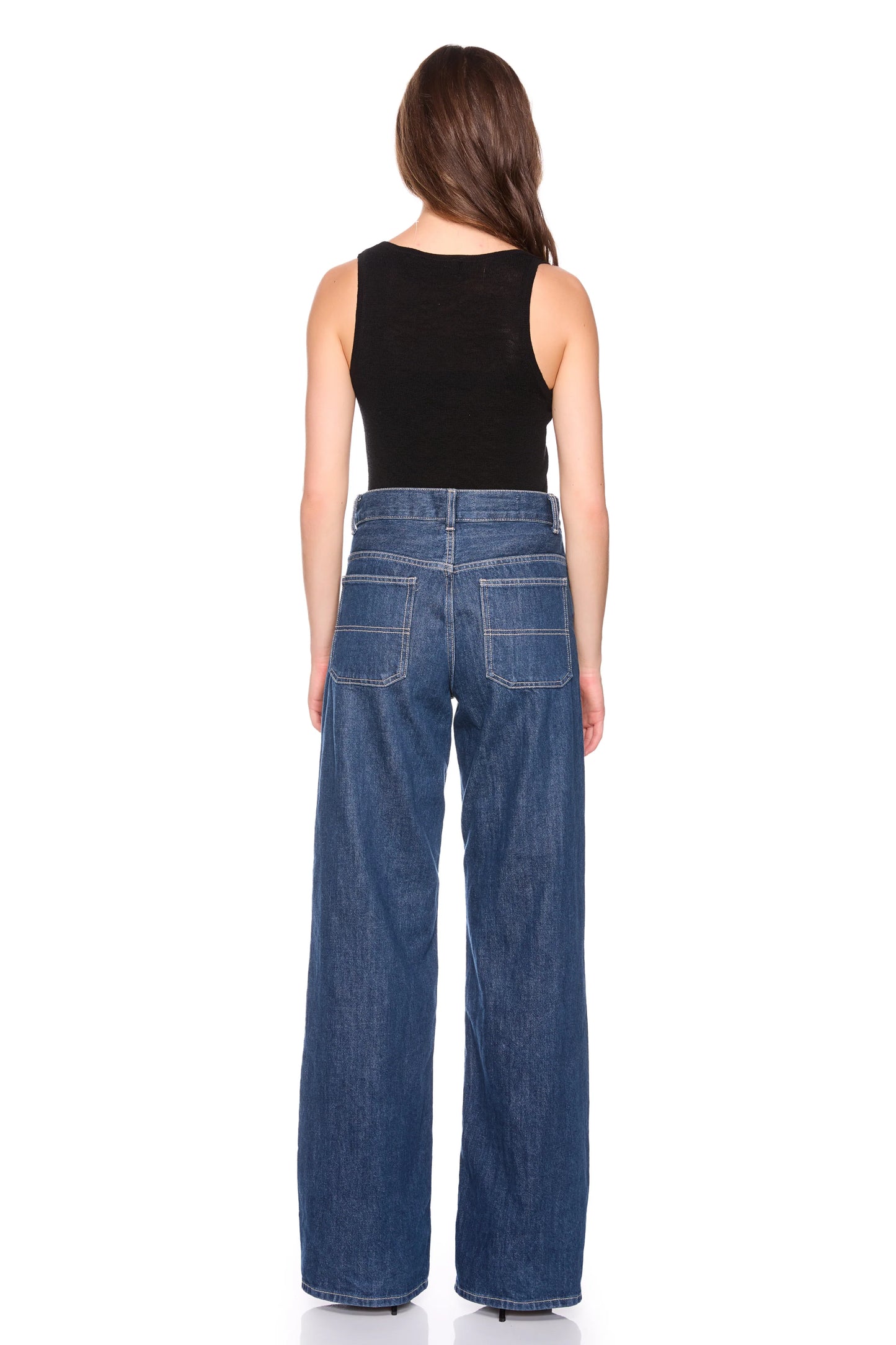 Light Merino Sweater Tank Black - Susana Monaco