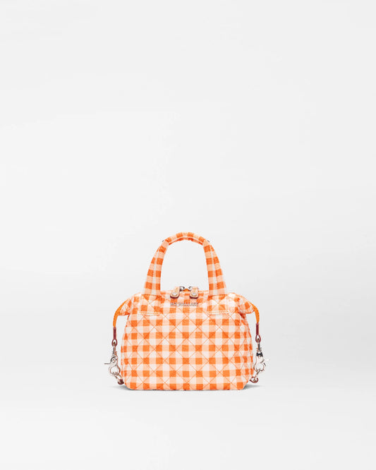 Micro Sutton Orange Sunset Gingham - MZ Wallace