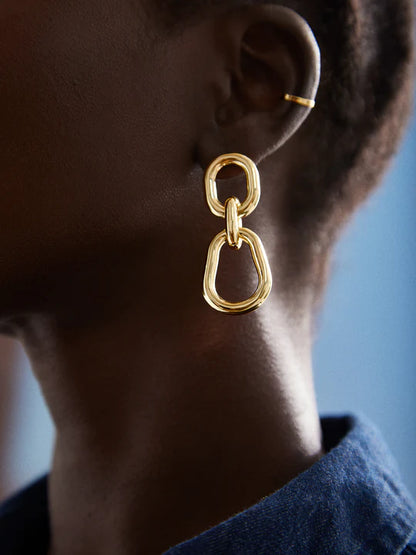 Allison Earrings Gold - BaubleBar