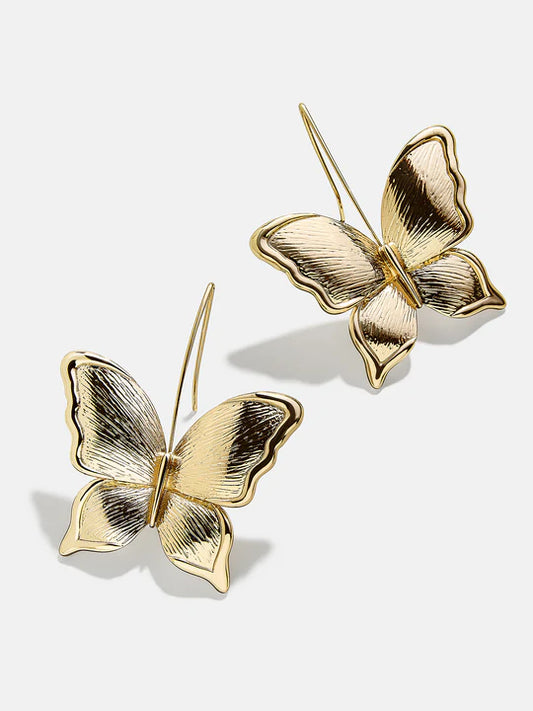 Flutter Away Earrings Gold - BaubleBar