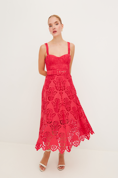 Calypso Dress Azalea Eyelet - Cara Cara