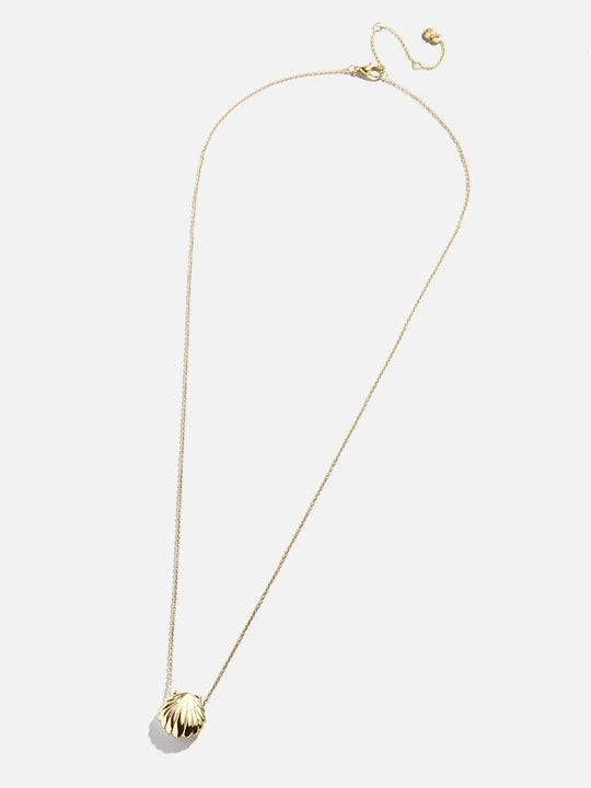 Out Of This Shell Necklace Gold - BaubleBar
