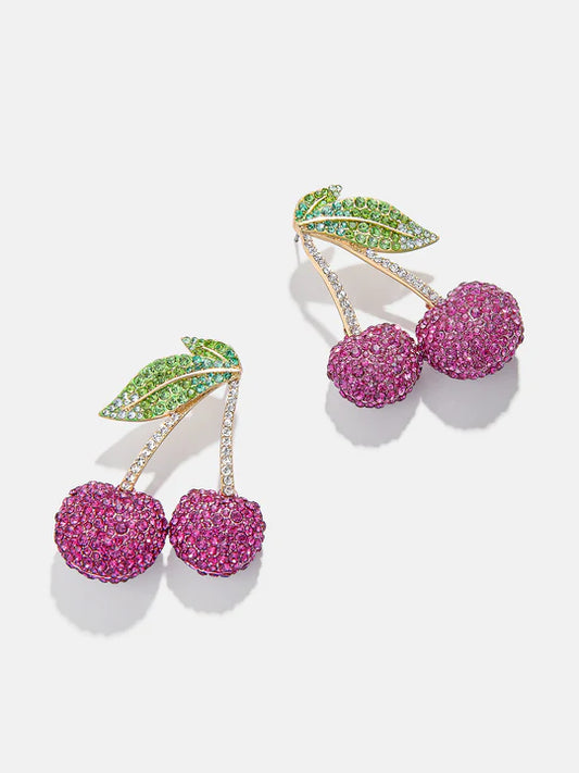 Pick Of The Bunch Earrings Red - BaubleBar