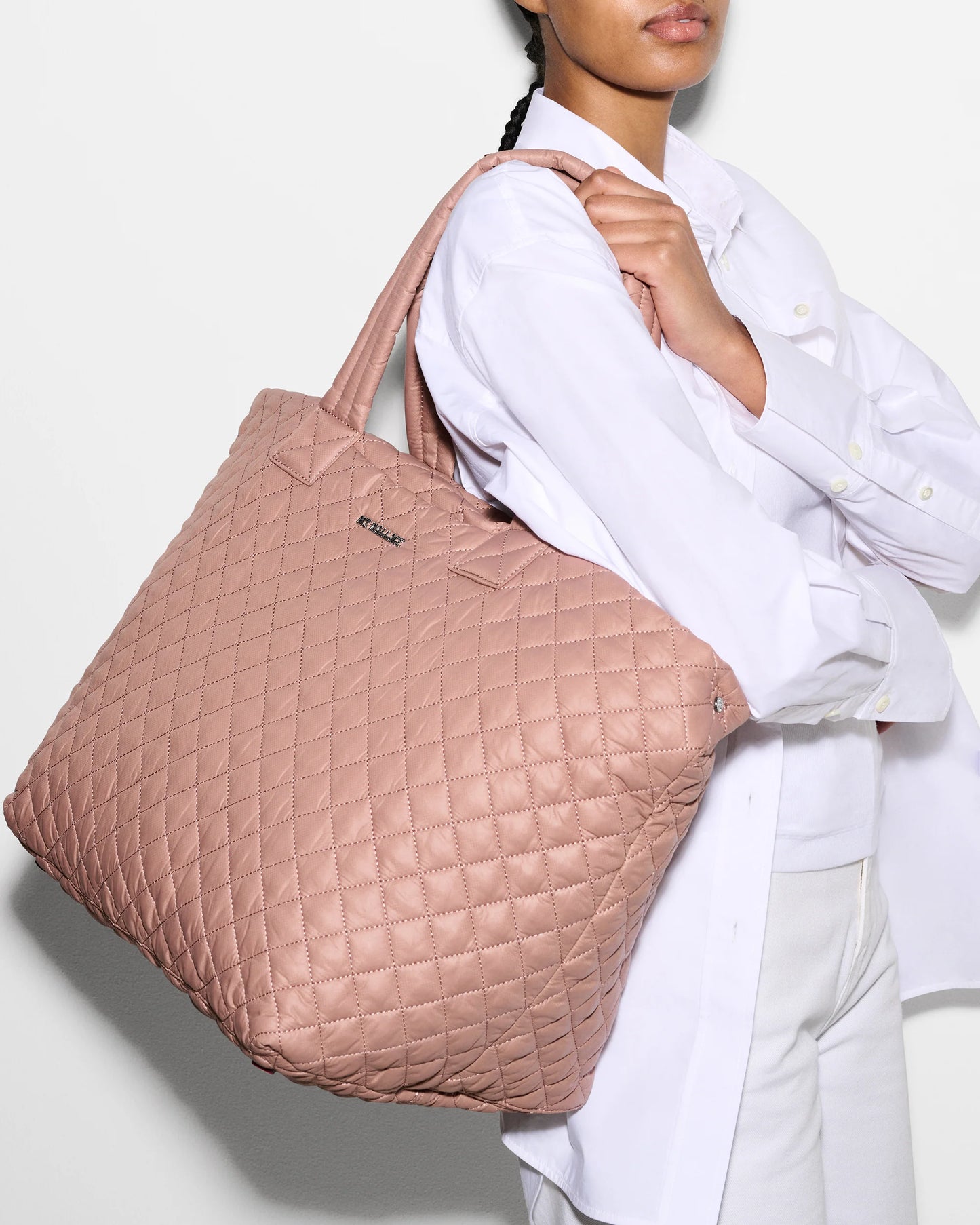 Large Metro Tote Deluxe Dusty Rose - MZ Wallace