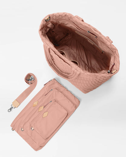 Large Metro Tote Deluxe Dusty Rose - MZ Wallace