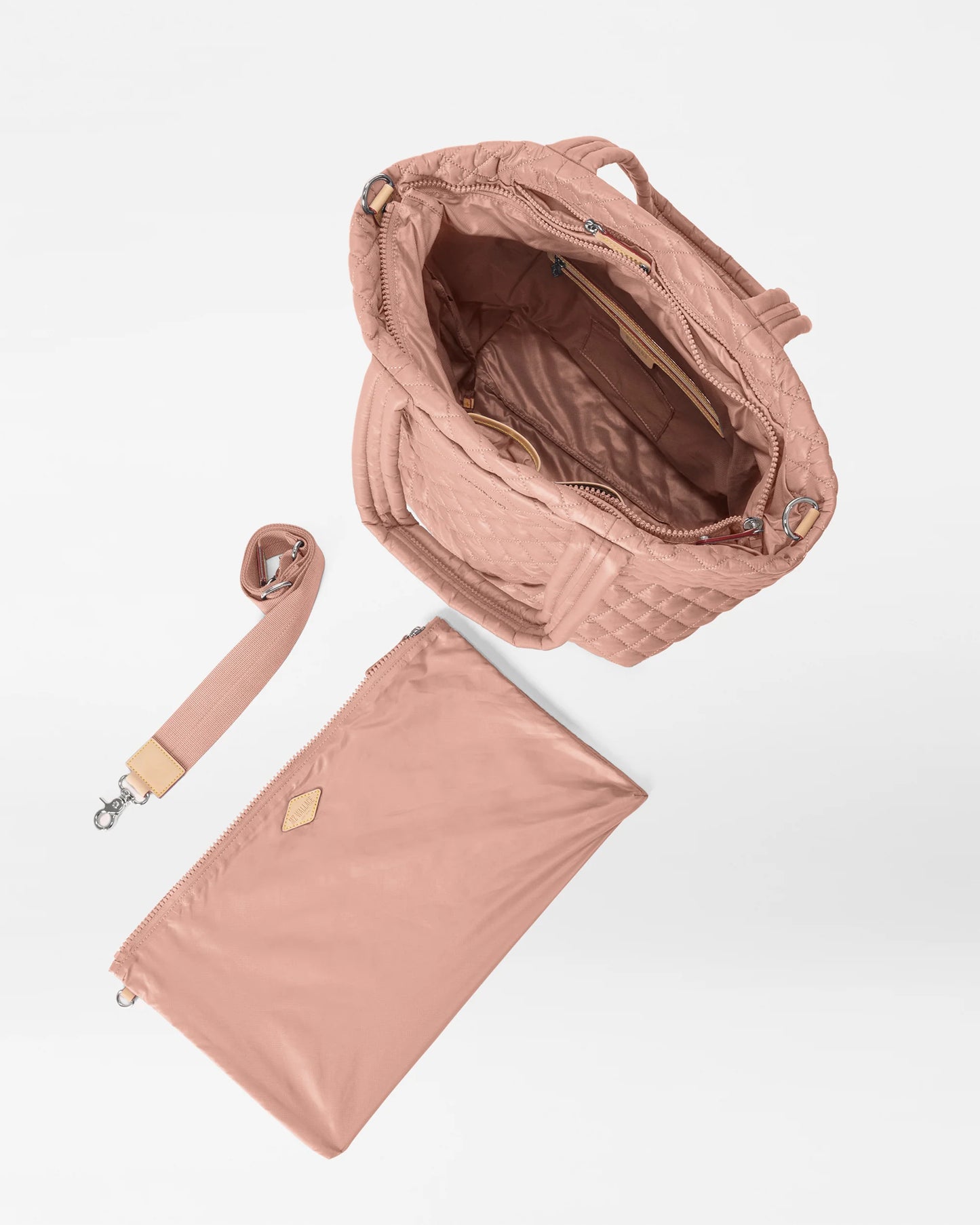 Medium Metro Tote Deluxe Dusty Rose - MZ Wallace