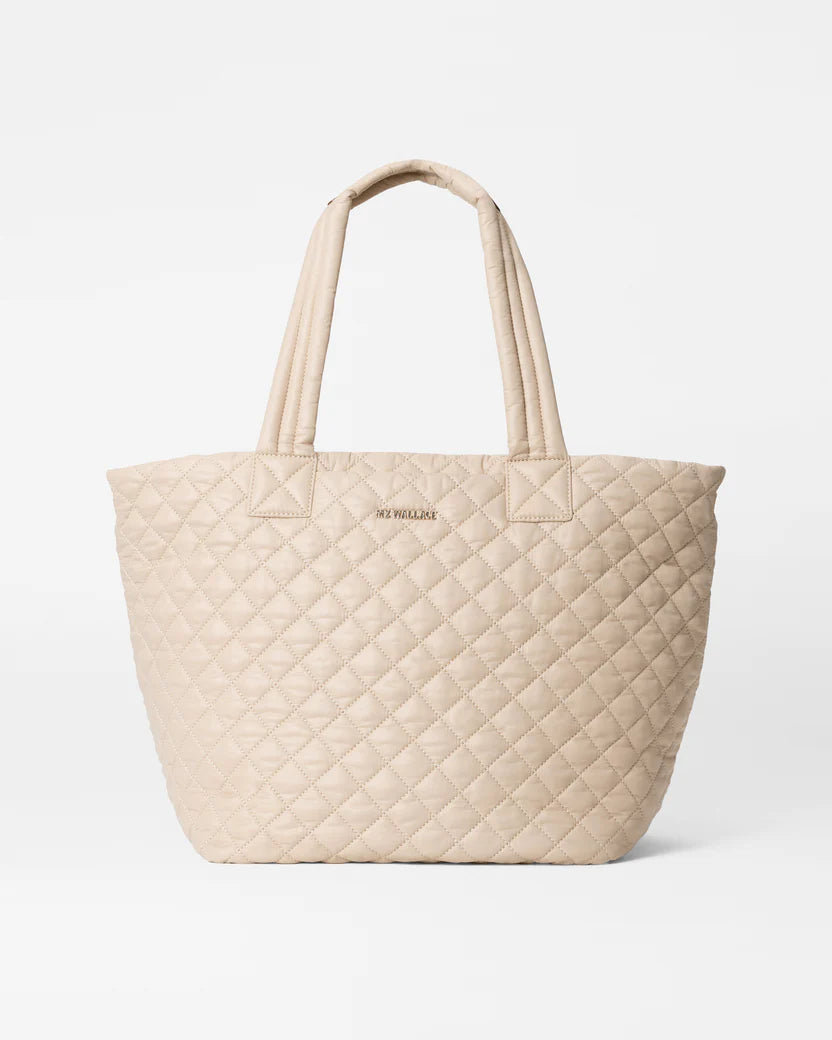 Medium Metro Tote Deluxe Buff - MZ Wallace