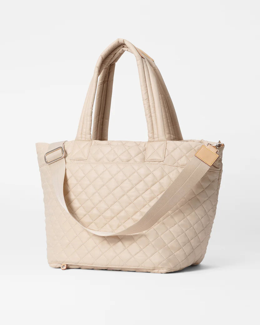 Medium Metro Tote Deluxe Buff - MZ Wallace