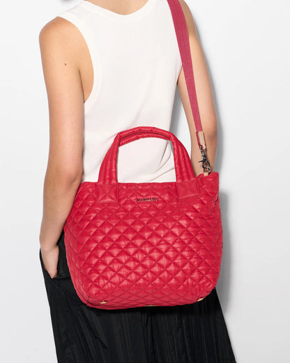 Small Metro Tote Deluxe Apple Red - MZ Wallace