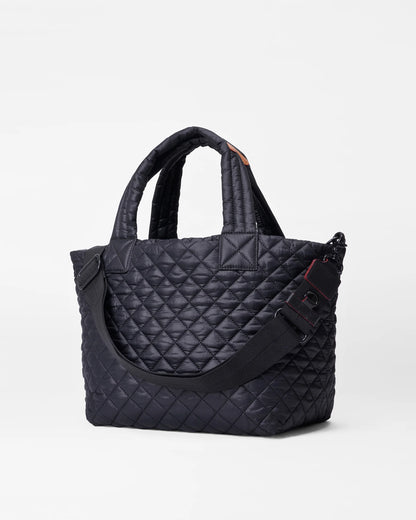 Small Metro Tote Deluxe Black - MZ Wallace