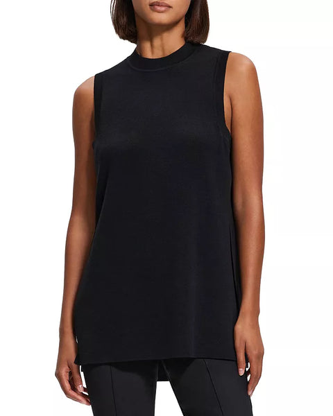 Theory - Sleeveless Combo Tunic Black – Jackie Z Style Co.