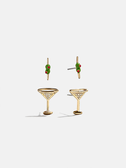 Pimento Memento Martini Earring Set - BaubleBar