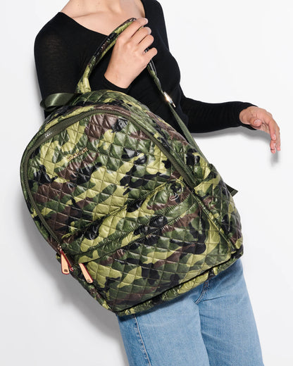 Metro Backpack Green Camo - MZ Wallace