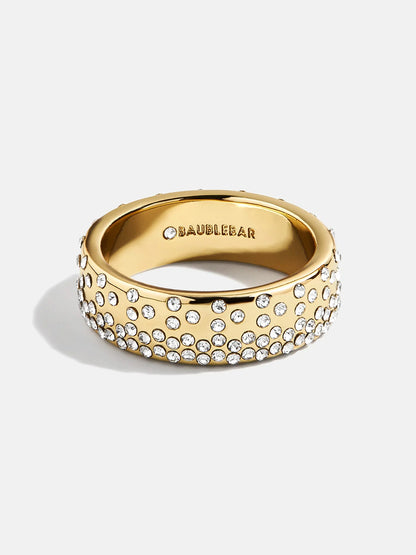 Lola Ring Gold/Pavé - BaubleBar