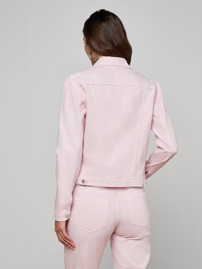 Celine Jean Jacket Icy Lilac - L'AGENCE