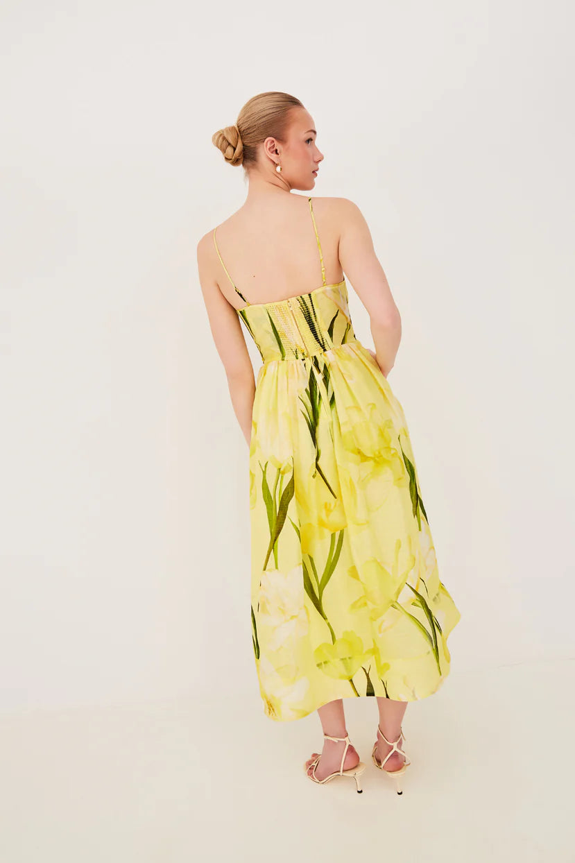 Alba Midi Dress Lillian Lemon - Cara Cara