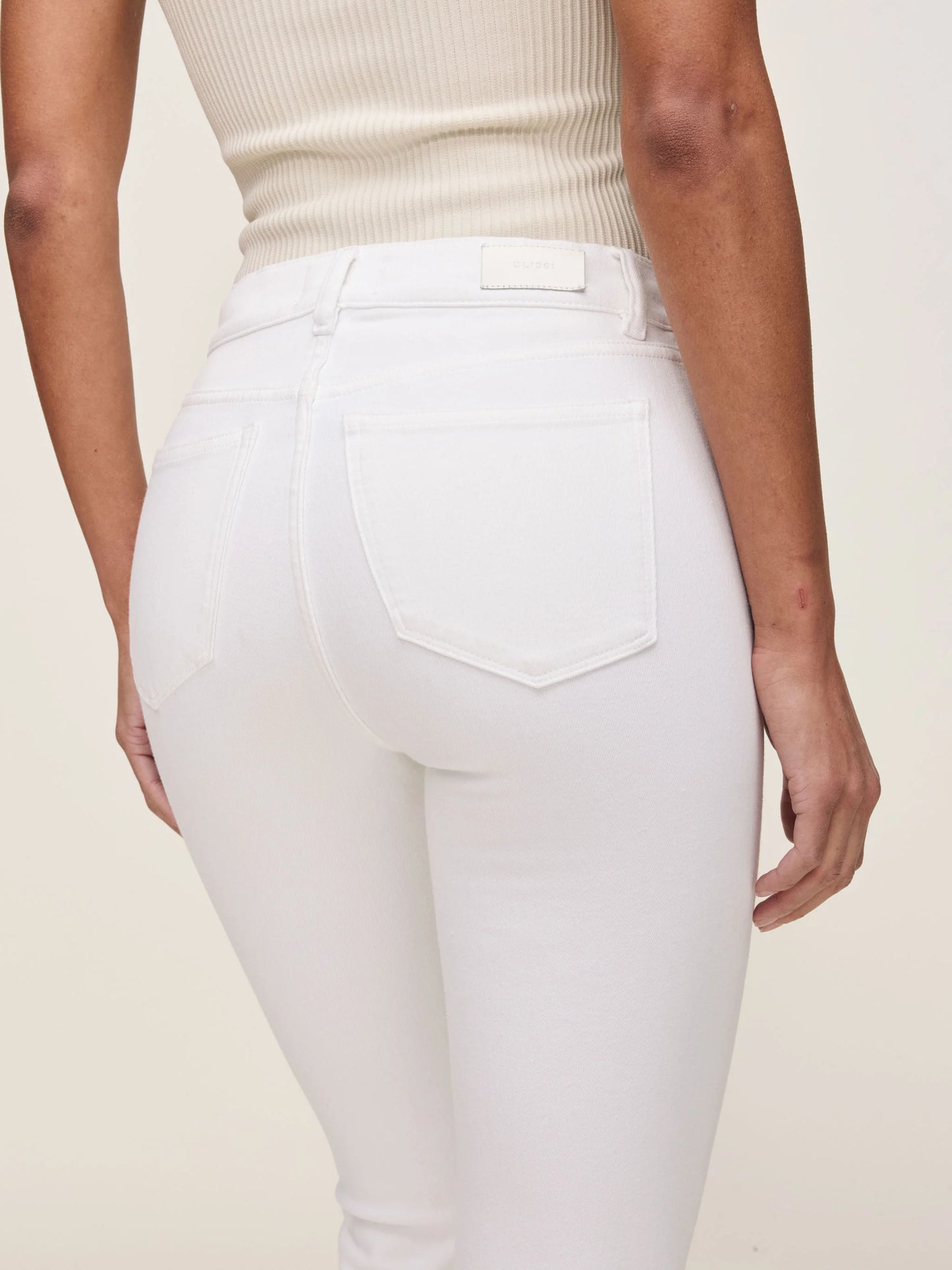 Mara Straight Mid Rise Instasculpt 27 Jeans White - DL1961