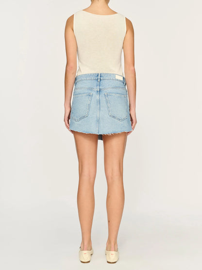 Alma Denim Mini Skirt Clear Sky - DL1961