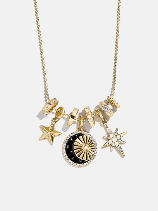 Cressida Celestial Charm Necklace Gold - BaubleBar