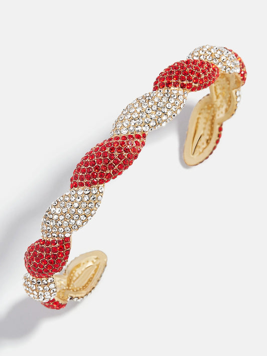 Mint Condition Cuff Bracelet Red/White - BaubleBar