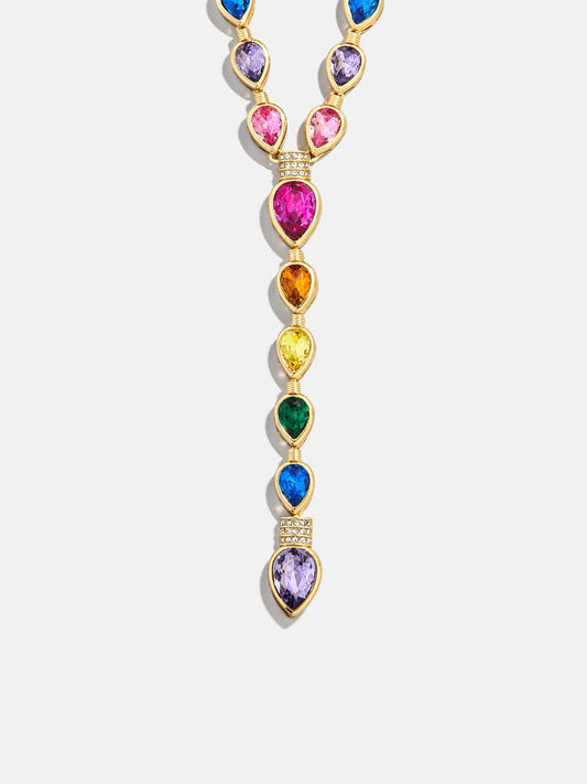 Glow With It Lariat Necklace Multi - BaubleBar
