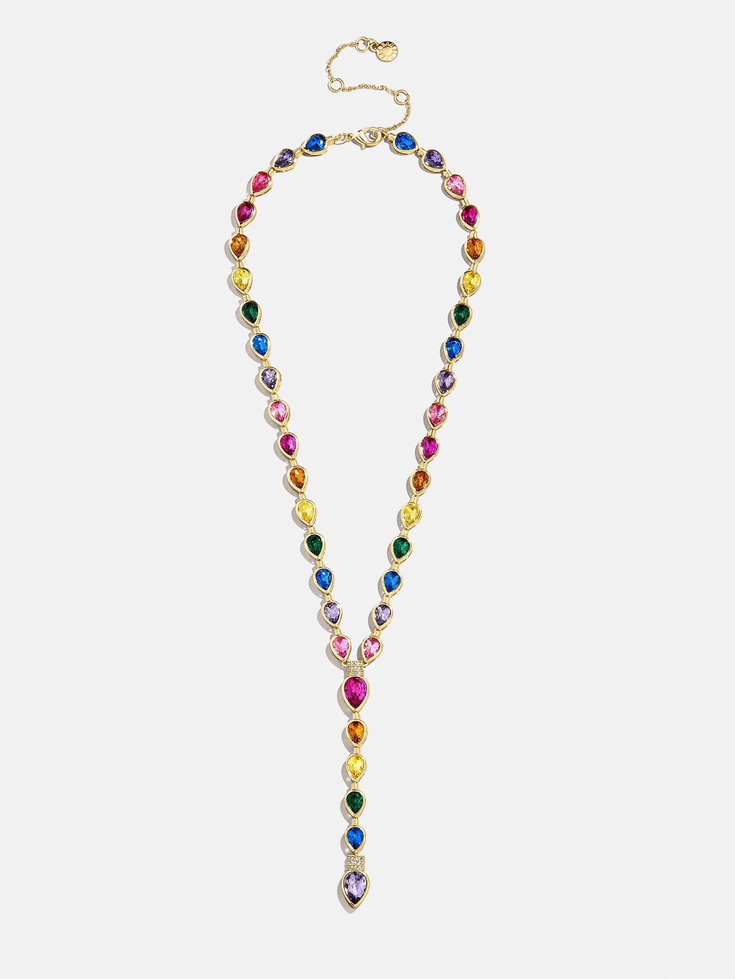 Glow With It Lariat Necklace Multi - BaubleBar