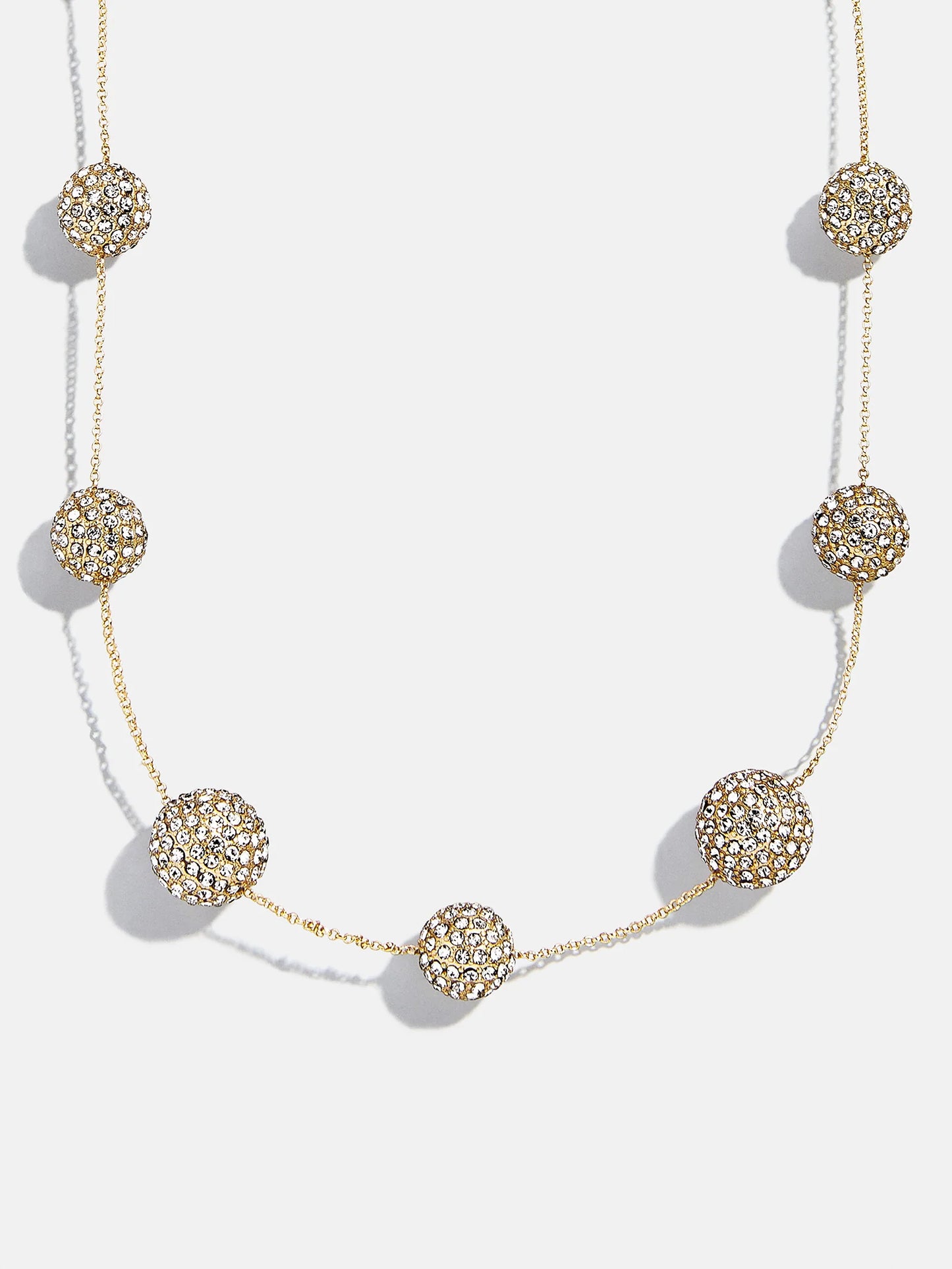 Blair Pearl Necklace Gold/Pavé - BaubleBar