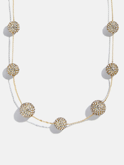 Blair Pearl Necklace Gold/Pavé - BaubleBar