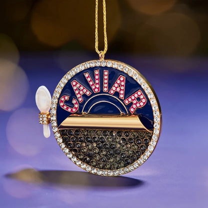 Luxe Little Spoonfuls Caviar Ornament - BaubleBar