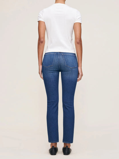 Mara Straight Mid Rise Instasculpt Ankle Jeans Santa Monica - DL1961