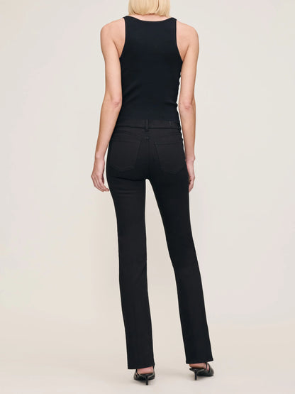 Mara Straight Mid Rise Instasculpt 31 Jeans Black - DL1961