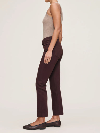 Mara Straight Mid Rise Instasculpt Ankle Jeans Fig - DL1961