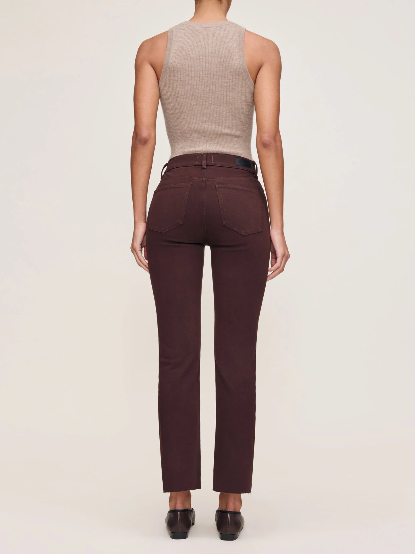 Mara Straight Mid Rise Instasculpt Ankle Jeans Fig - DL1961