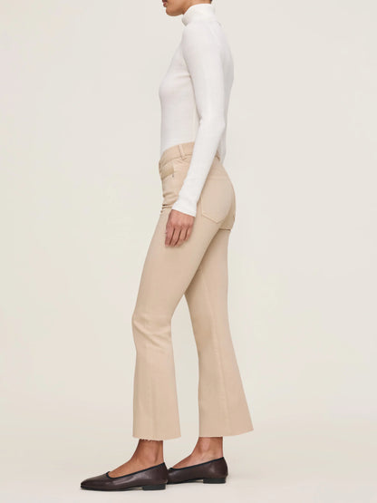 Bridget Boot High Rise Instasculpt Crop Jeans Almond - DL1961