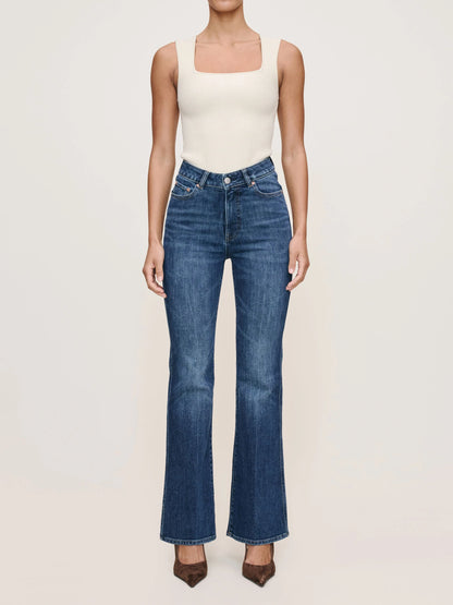 Claira Straight Boot Contoured Instasculpt Mid Rise 32 Jeans Lake Dusk - DL1961