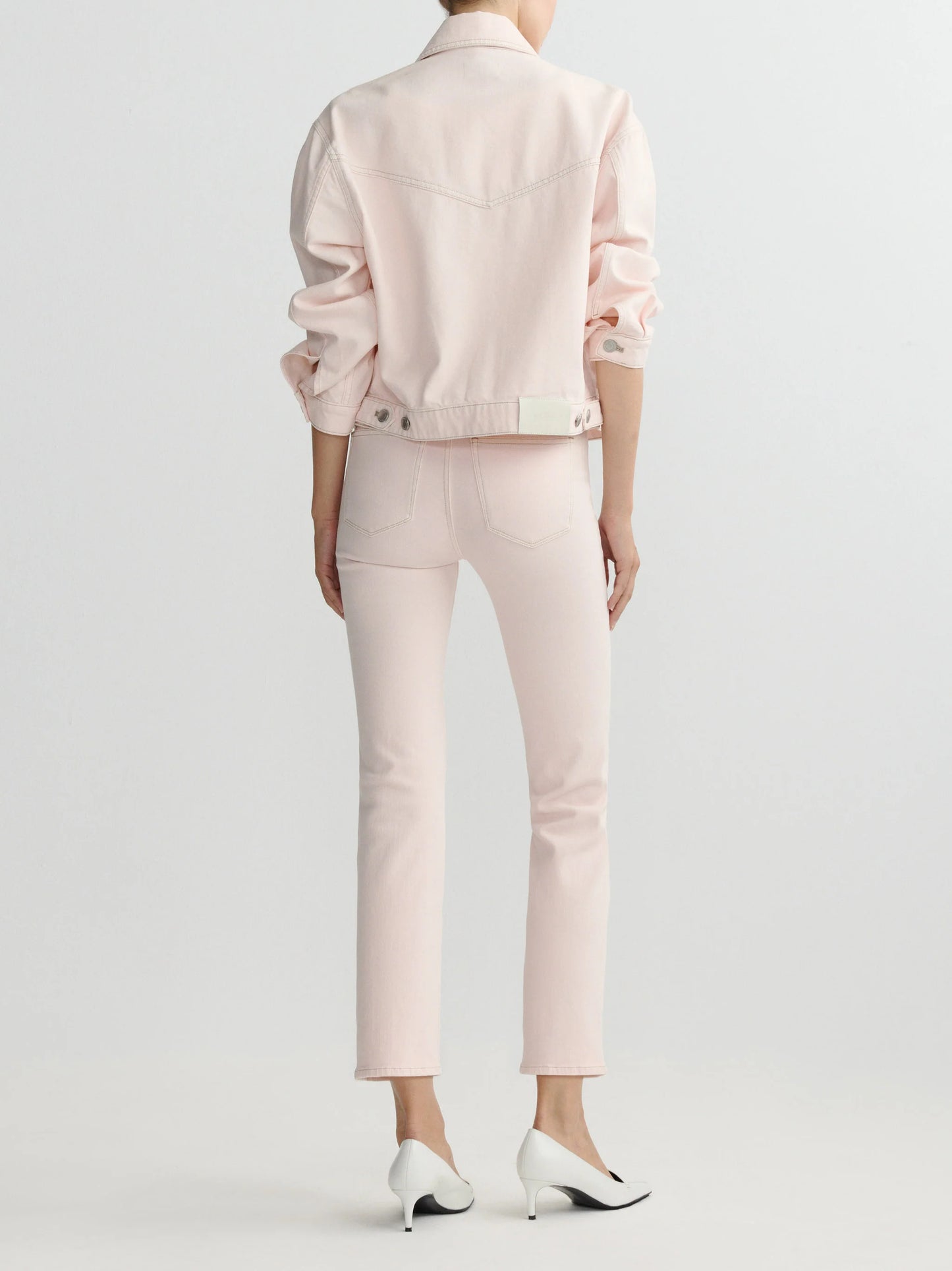 Mara Straight Mid Rise Instasculpt Ankle Jeans Ballet - DL1961