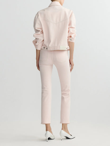 Mara Straight Mid Rise Instasculpt Ankle Jeans Ballet - DL1961