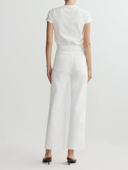 Karmine Refined Wide Leg High Rise 28 Jeans White Sailor - DL1961