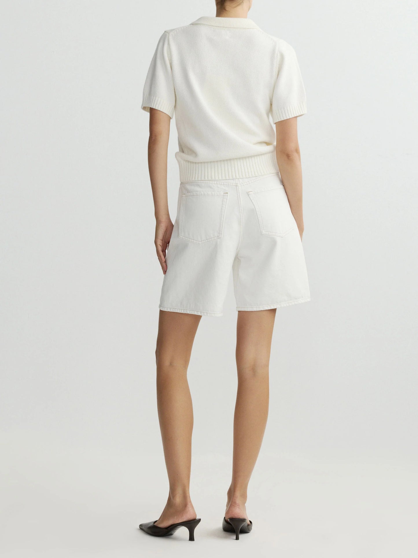 May Polo Short Sleeve White - DL1961