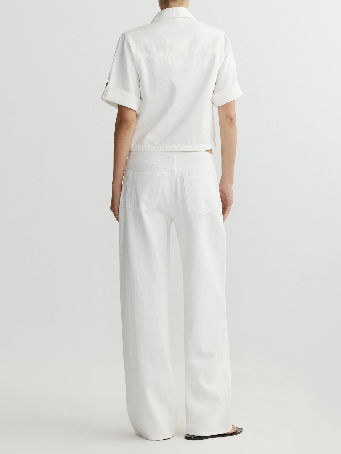 Montauk Shirt Cuffed Sleeve White Aura - DL1961