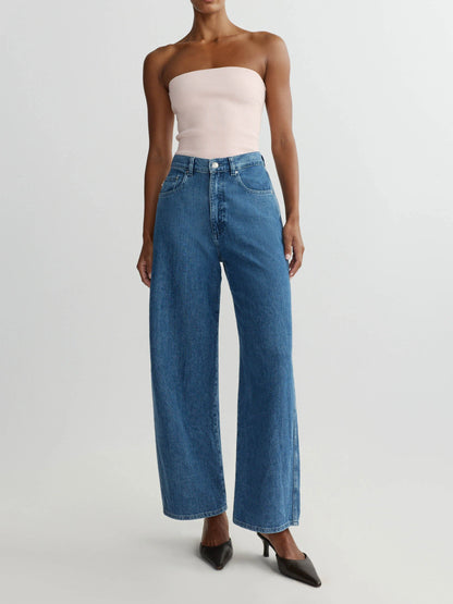 Tube Top Instasculpt Rib Pale Pink - DL1961