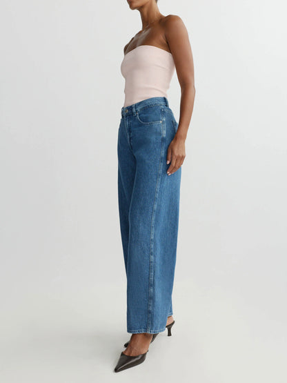 Tube Top Instasculpt Rib Pale Pink - DL1961