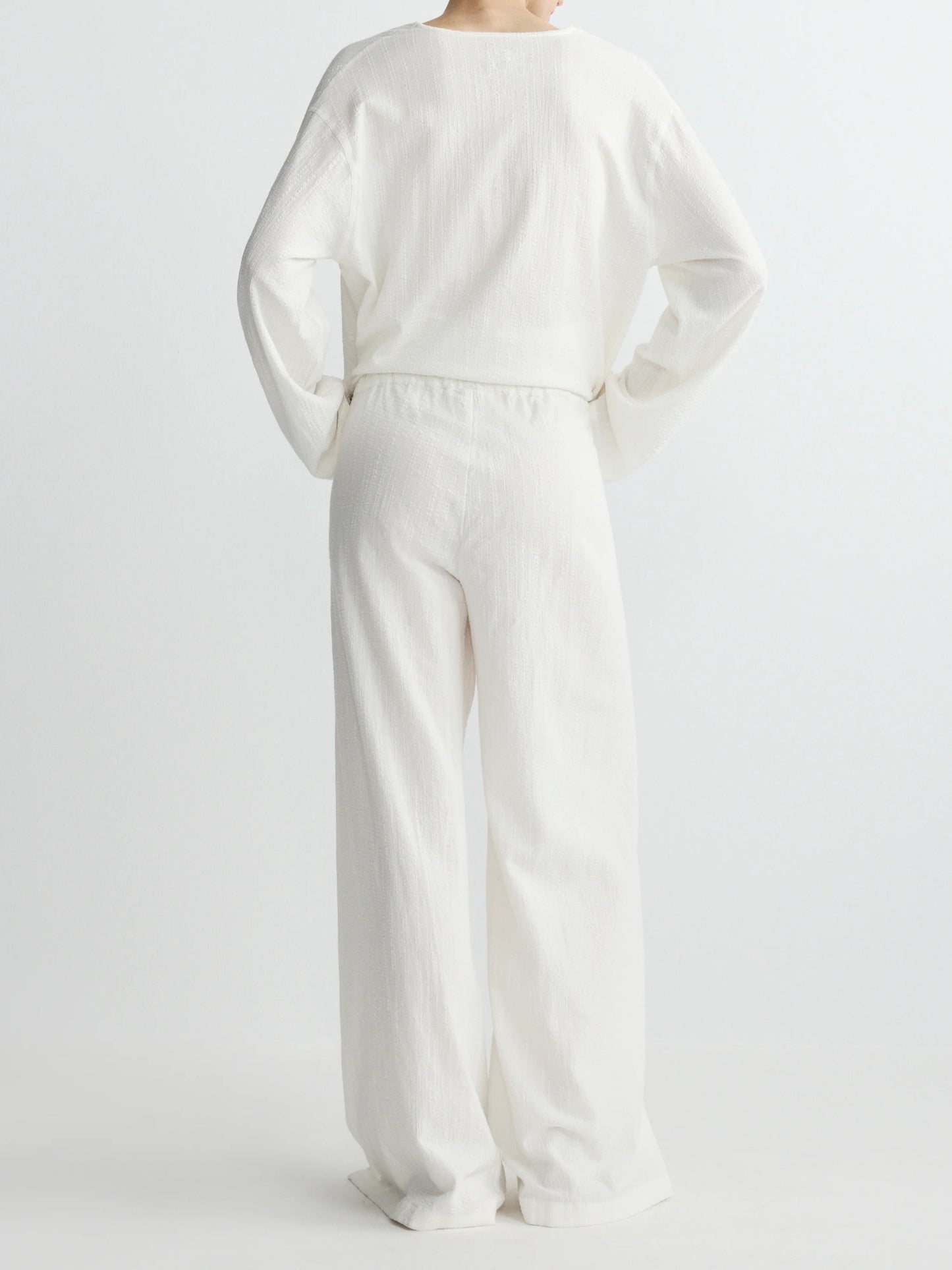 Palazzo Pant White Gauze - DL1961
