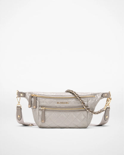 Small Crosby Crossbody Sling Sable Pearl Metallic - MZ Wallace