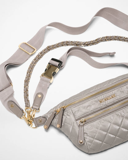 Small Crosby Crossbody Sling Sable Pearl Metallic - MZ Wallace