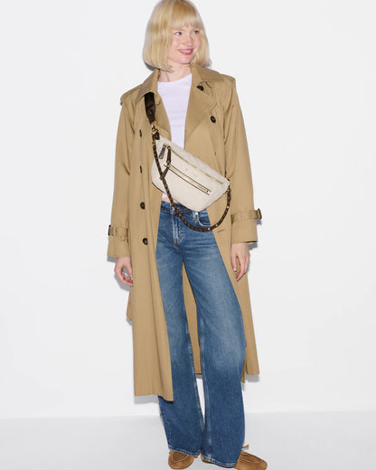 Small Crosby Crossbody Sling Sandy Linen - MZ Wallace